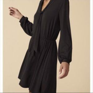 Amour Vert, Maddox Neck Tie dress, Black, Large